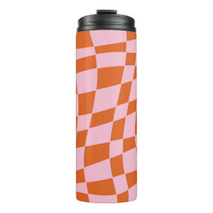 Termo Comprobación Y del tablero de cheques psicodélico 