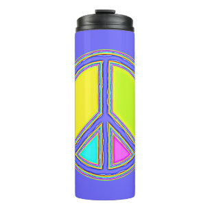 Termo Con Colores Llenos Signo de PAZ 1