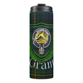 Termo Conceder Tartán y Cresta del Clan Escocés Grant