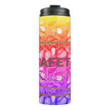 Concienciación sobre seguridad Texto rojo Amarillo