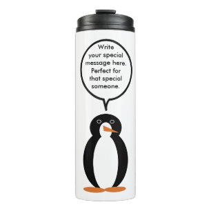 Termo Concurso de cumpleaños con la Sra. Penguin persona