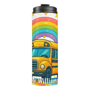 Termo Conductor de autobús escolar Taza térmica de arcoí