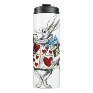 Termo Conejo Blanco Alice Wonderland Conejo de Corazones