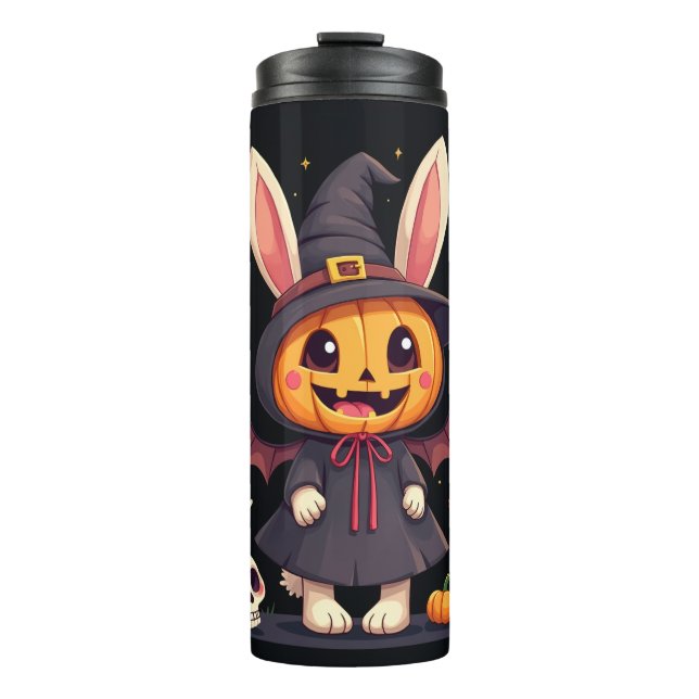 Termo Conejo de Bruja Termal Tumbler Halloween (Anverso)