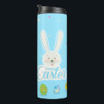 Termo Conejo lindo Feliz Semana Santa Cacería Fiesta Pri<br><div class="desc">Cute Bunny Happy Easter Eggs Hunt Fiesta Primavera Diseño de moda Diseño de moda. Evento Infantil de Pascua,  Cumpleaños,  Decoración De Brunch De Pascua Baby Shower. Ilustracion de animales de Conejo Cuto. Bonito regalo y presente</div>