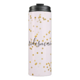 Termo Confeti Personalizado Dorado Glam