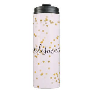 Termo Confeti Personalizado Dorado Glam