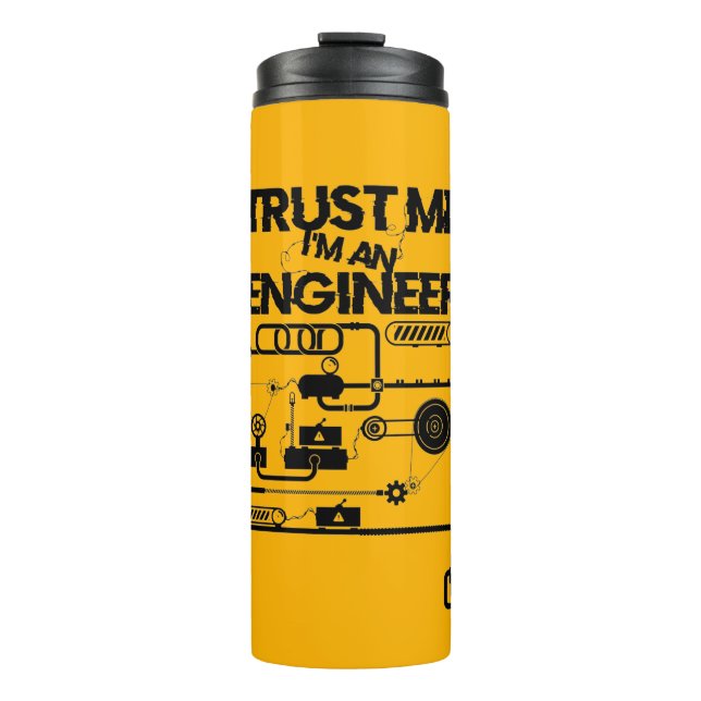 Termo Confía en mí. Soy ingeniero (Anverso)