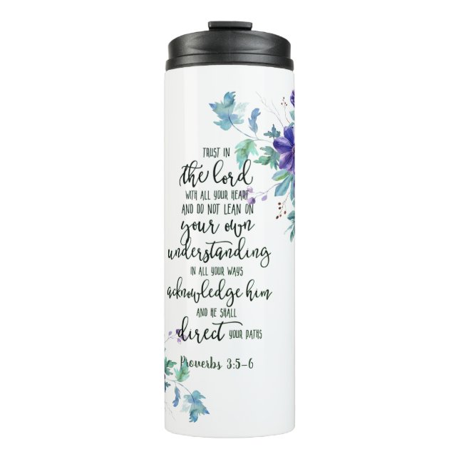 Termo Confianza en la floral del Señor (Anverso)