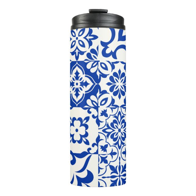 Termo Conjunto de 16 azulejos azules y blancos. Original (Anverso)