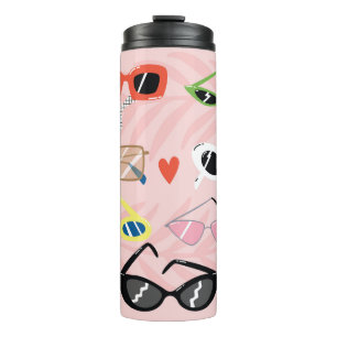 Termo Conjunto de gafas de sol de moda al estilo persona