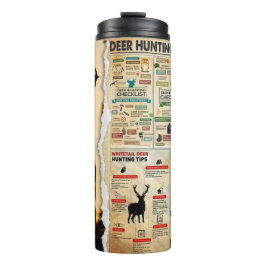 Termo Conocimiento del Deer Whitetail Personalizado de D