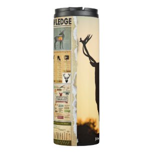 Termo Conocimiento del Deer Whitetail Personalizado de D