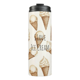 Termo Conos de helado de vainilla