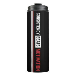 Termo Consistency Beats Motivation Gym Thermal Tumbler