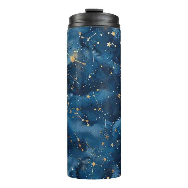 Termo Constelación celeste - Noche estrellada (7) (Anverso)