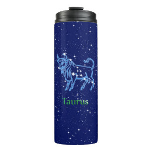 Termo Constelación de Tauro y signo zodiacal con estrell