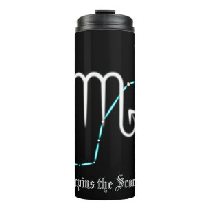 Termo Constelación zodiaca Tumbler termal de Escorpio