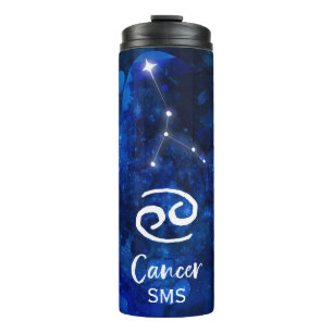 Termo Constelación zodiacal de Cáncer Monograma Galaxia