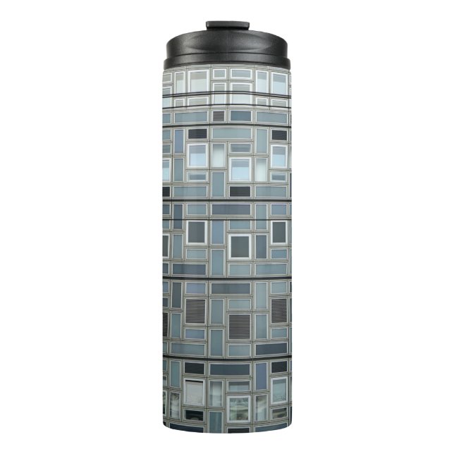 Termo Construcción de pintura en pared gris (Anverso)