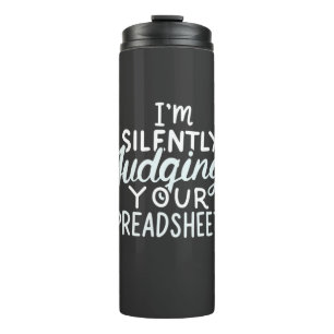 Termo Contador juzgando tus hojas de cálculo