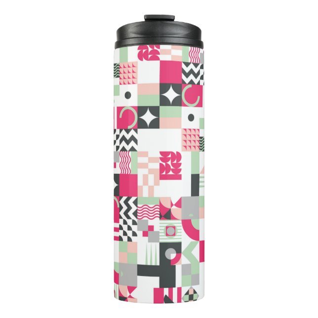 Termo Contemporary geometric mosaic seamless pattern wit (Anverso)