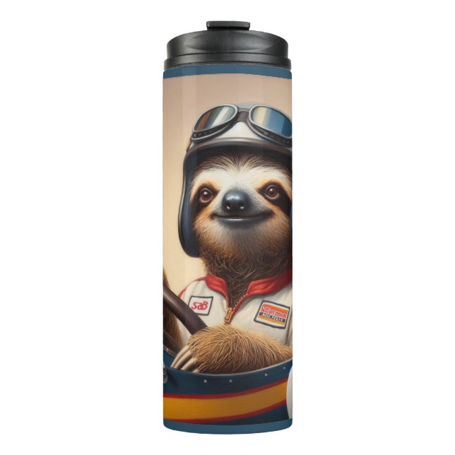 Termo Controlador de racecar Sloth (Anverso)