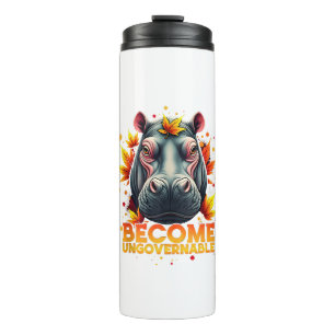 Termo Conviértete en un bebé retro ingobernable Hippo Mo