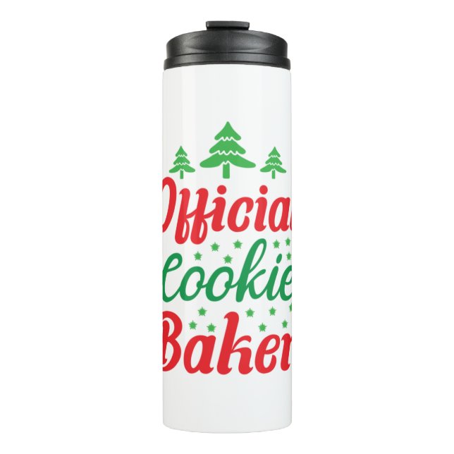 Termo Cookie Baker oficial de arte de Navidad (Anverso)
