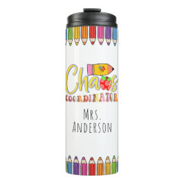 Termo Coordinador de caos agradecimiento a los maestros