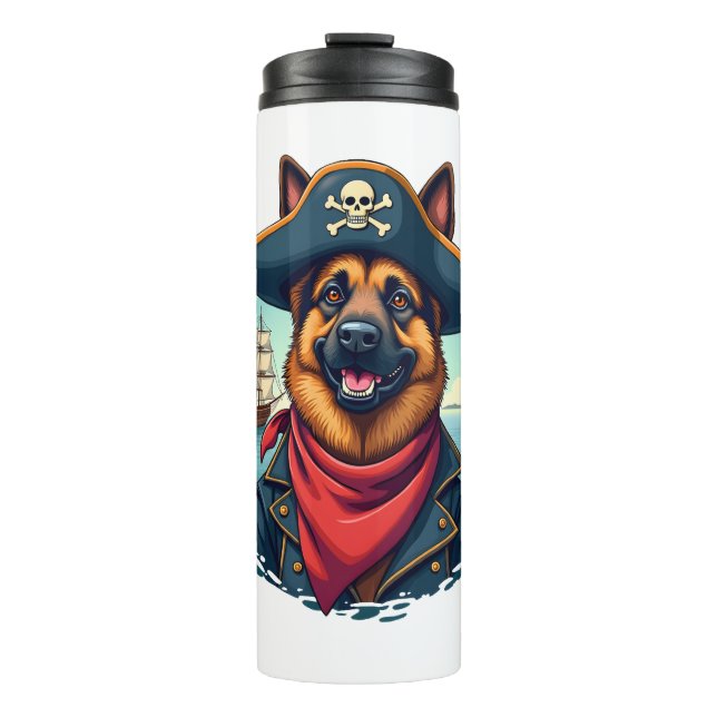 Termo Copia Pirata de Perro Pastor Alemán (Anverso)