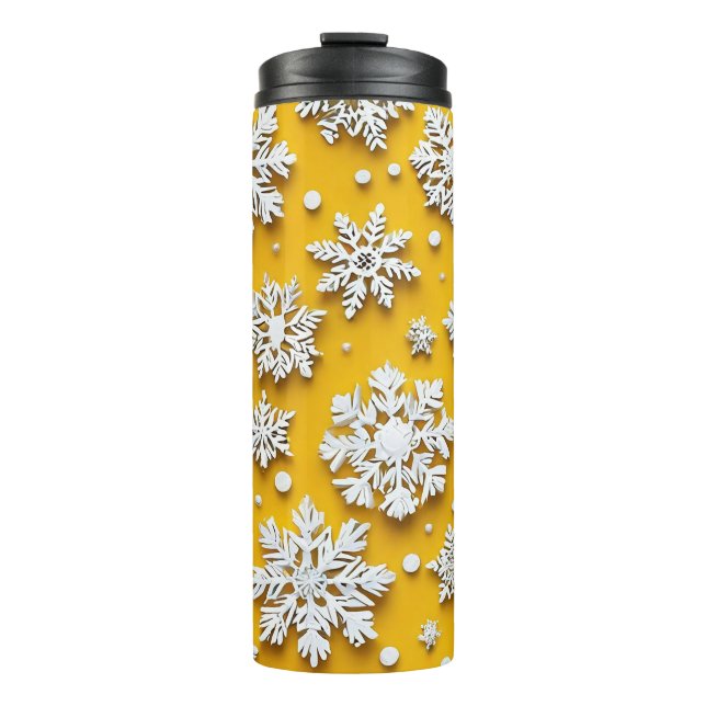 Termo copos de nieve 3d (Anverso)