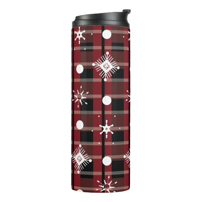 Termo Copos de nieve Patrón Búfalo Fiesta (Rotado hacia la izquierda)