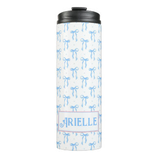 Termo Coquette Blue Bow personalizada
