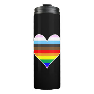 Termo Corazón arcoiris