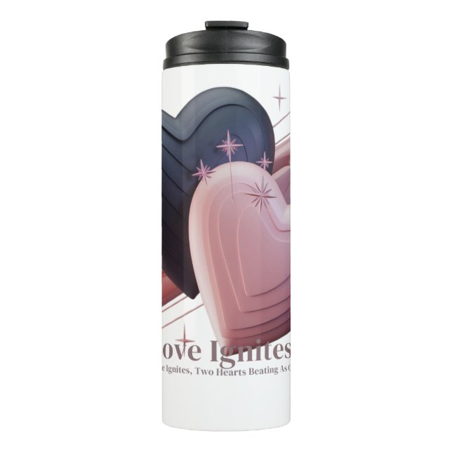 Termo Corazón de amor cósmico (Anverso)