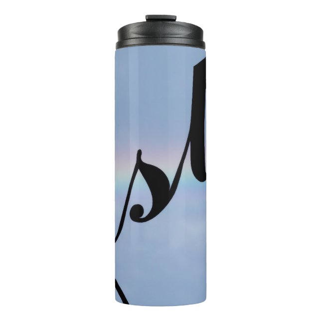 Termo Corazón de hermana y arco iris (Anverso)