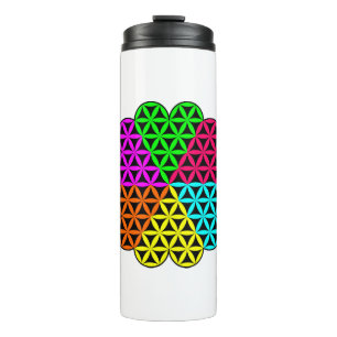 Termo Corazón de la vida X 6-Flor del corazón - Vector