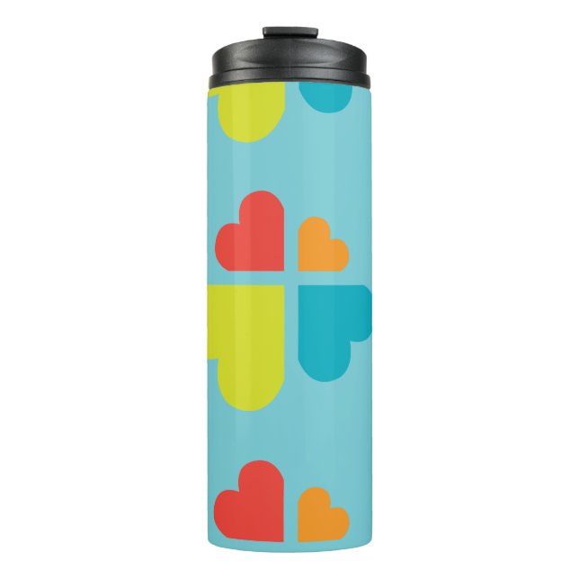 Termo Corazones Cruz (Anverso)
