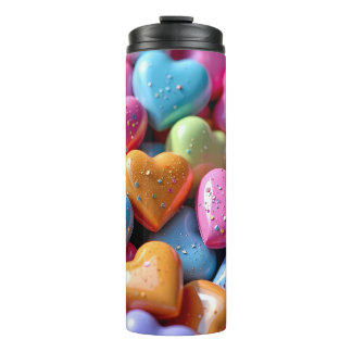 Termo Corazones de Caramelo Coloridos