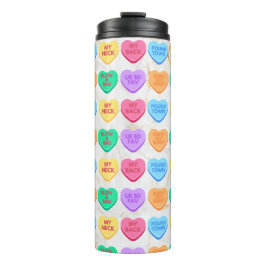 Termo Corazones inapropiados para la conversación