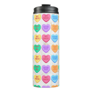 Termo Corazones inapropiados para la conversación