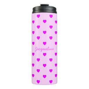 Termo Corazones rosados en PINK