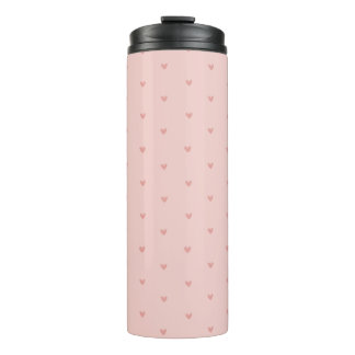Termo Corazones Rosados Pastel Adorables