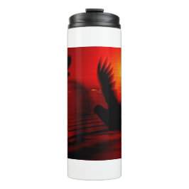 Termo Corazones y palomas