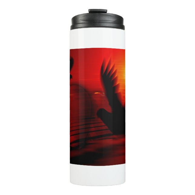 Termo Corazones y palomas (Anverso)