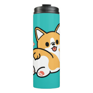 Termo Corgi Butt y Nap Vibes - Perro durmiente suave