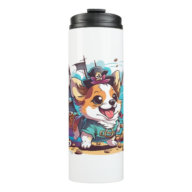 Termo Corgi Dog Pirate (Anverso)