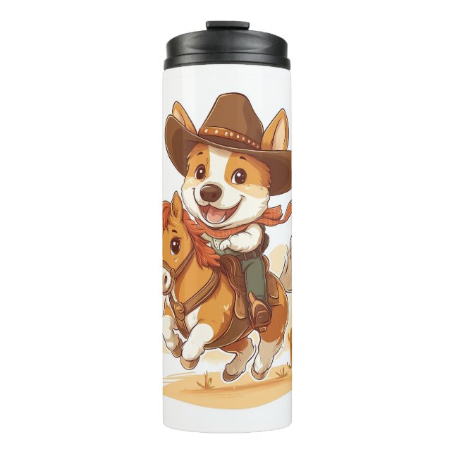 Termo Corgi Vaquero � Perro Rodeo Occidental (Anverso)