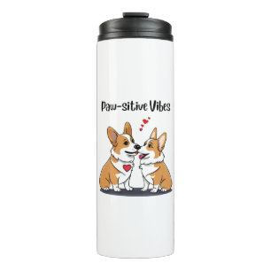 Termo Corgis Vibes enamorados